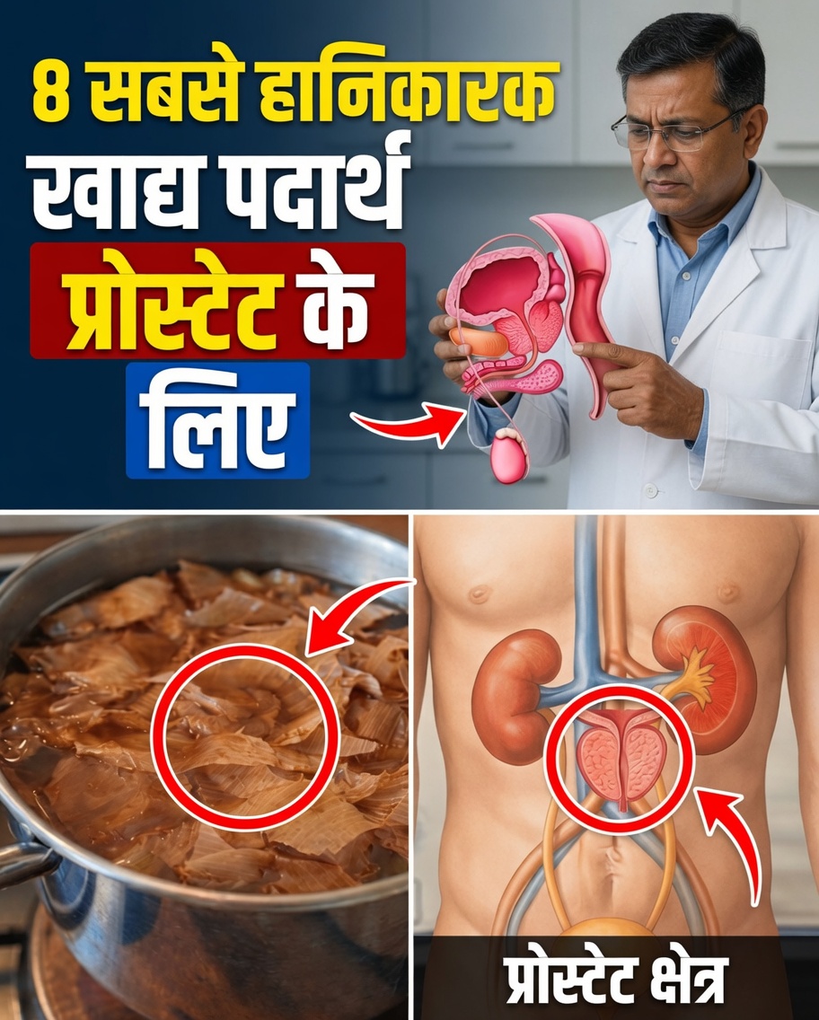 प्रोस्टेट के लिए सबसे अधिक हानिकारक 8 खाद्य पदार्थ – राहत के लिए अभी इनसे बचें