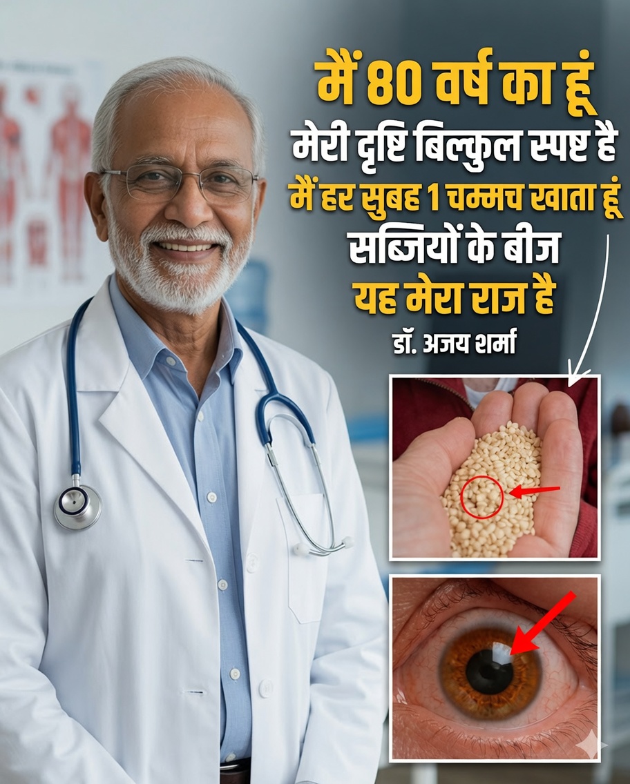 90 वर्ष से अधिक उम्र में भी? दृष्टि और मस्तिष्क को मजबूत करने के लिए हर सुबह इन 3 बीजों का सेवन करें (वैज्ञानिक आधार + सरल दिनचर्या)