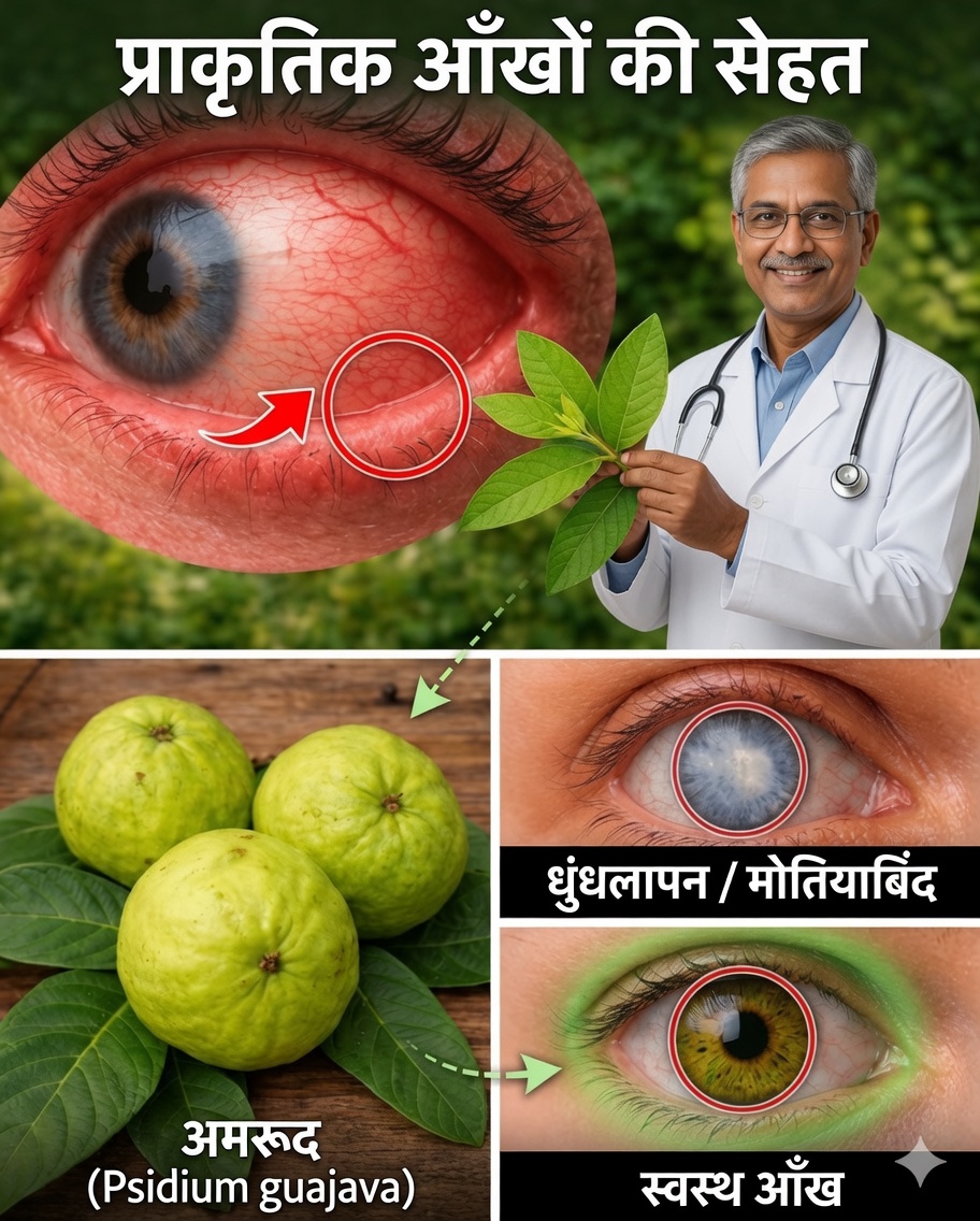 अमरूद: अधिक स्पष्ट दृष्टि और नेत्र आराम के लिए एक प्राकृतिक सुपरफ्रूट