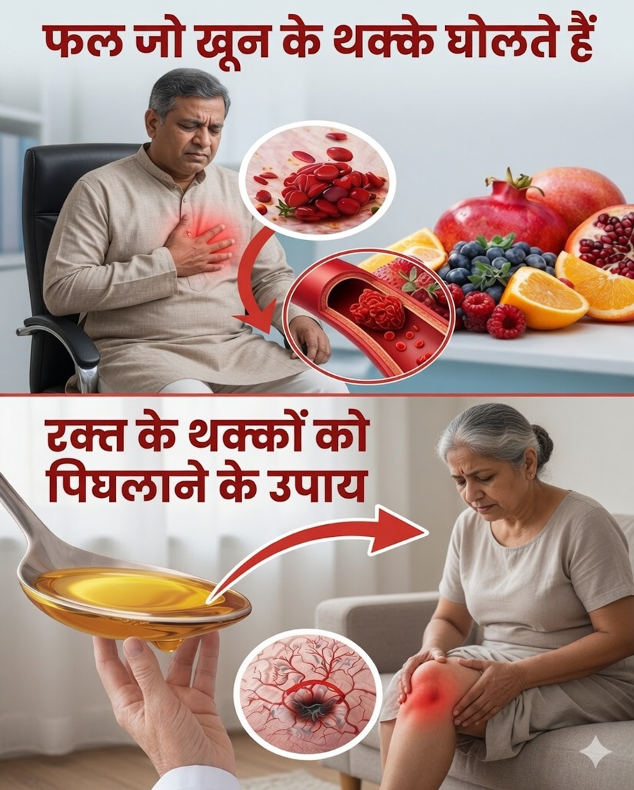 रक्त के थक्कों को प्राकृतिक रूप से घोलने और रक्त परिसंचरण में सुधार करने में मदद करने वाले शीर्ष 8 फल