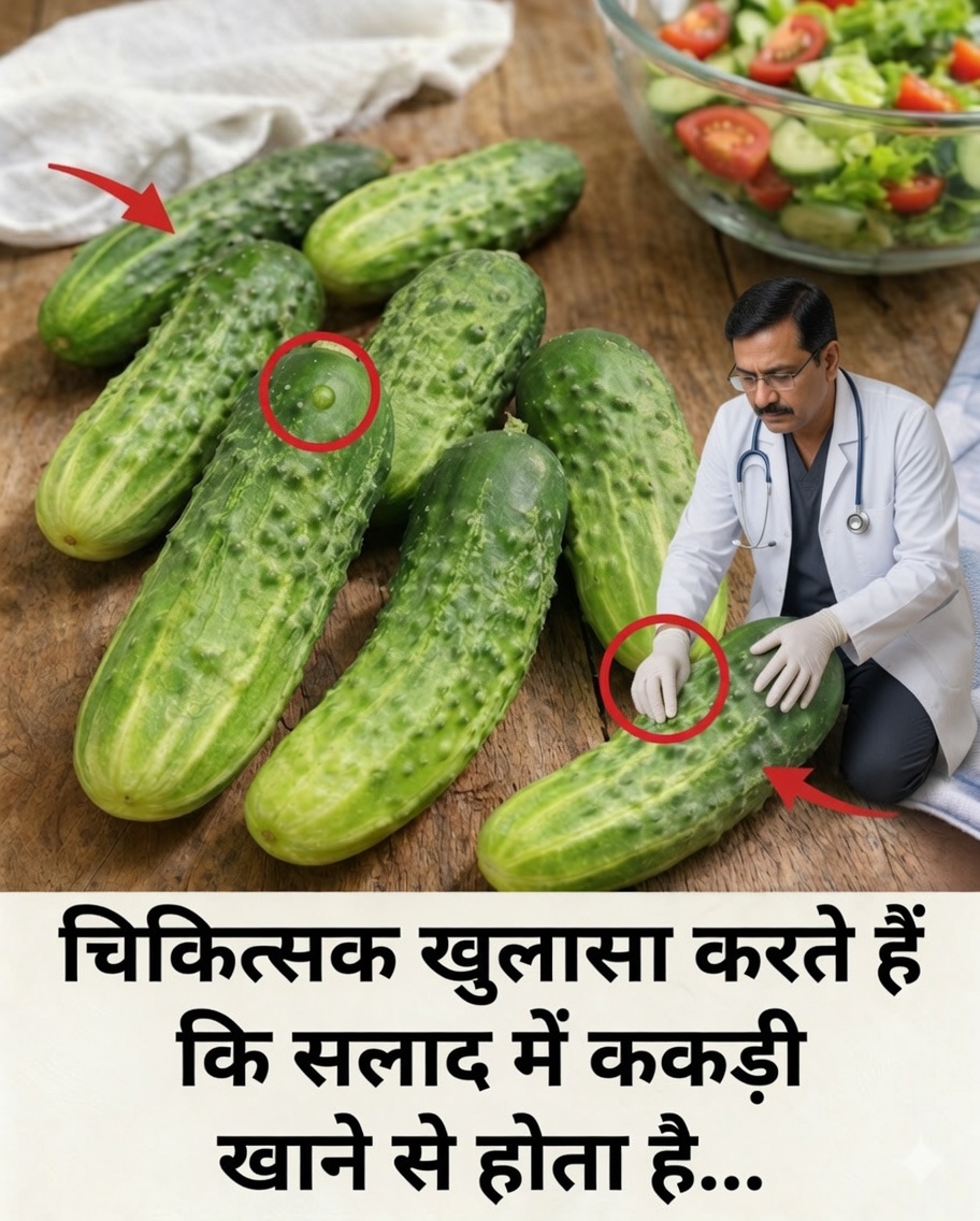 डॉक्टर बताते हैं कि जब आप हर दिन सलाद में खीरा खाते हैं तो वास्तव में क्या होता है