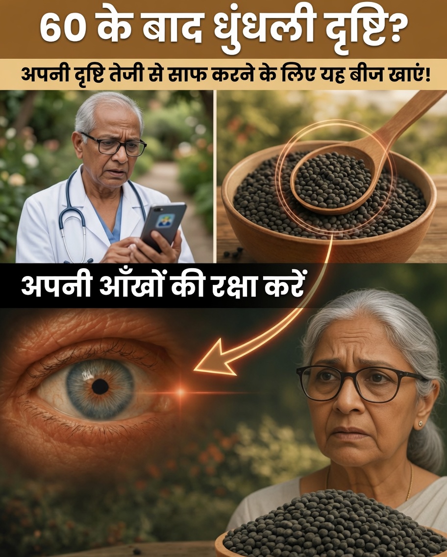 क्या अपनी रोज़मर्रा की दिनचर्या में इस छोटे से बीज को शामिल करने से 60 के बाद आँखों के स्वास्थ्य में सुधार करने में मदद मिल सकती है?