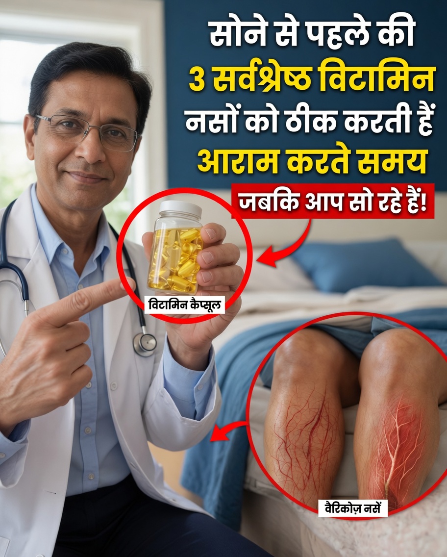 3 Vitaminas Noturnas Jo 60 Ke Baad Pairon Ki Taaqat Ko Badal Sakti Hain