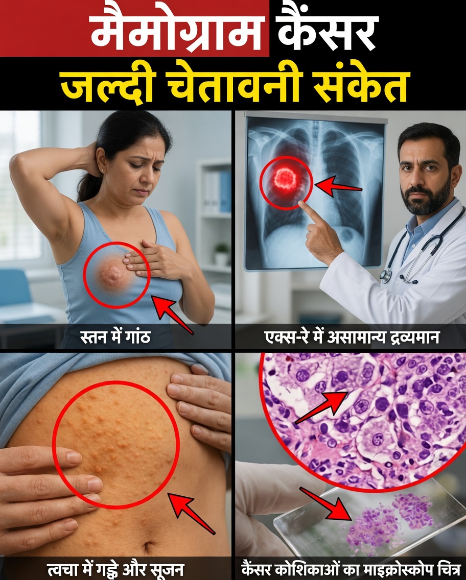 स्तन कैंसर के 10 चेतावनी संकेत और लक्षण जो हर महिला को जानने चाहिए