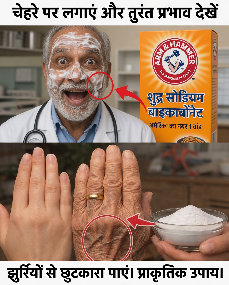 बेकिंग सोडा केवल 10 मिनट में सभी झुर्रियाँ खत्म कर देता है, 70 साल की उम्र में भी!