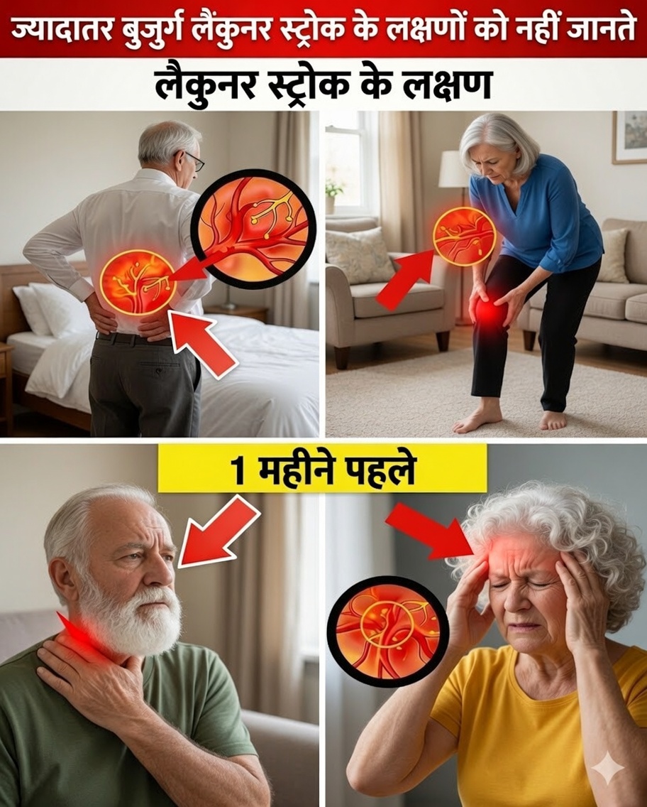 7 संकेत: 60 वर्ष से अधिक उम्र के लोगों में लैकेनर स्ट्रोक की चेतावनी (लगभग कोई भी #4 को नहीं पहचानता)
