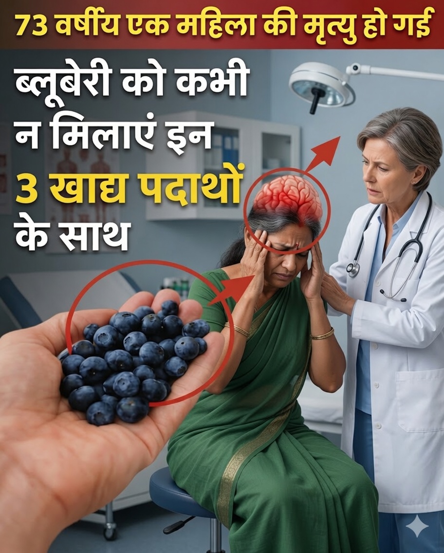 बुज़ुर्ग: इन 3 खाद्य पदार्थों के साथ ब्लूबेरी कभी न खाएँ! (उनकी असली शक्ति जानें)