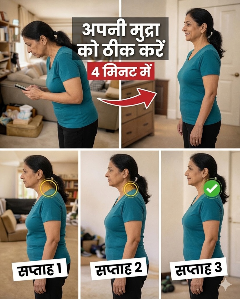 60 के बाद केवल 4 मिनट में आगे झुके हुए सिर की मुद्रा कैसे ठीक करें – वह सौम्य दिनचर्या जिसे जापान के सबसे बुज़ुर्ग डॉक्टर सुझाते हैं