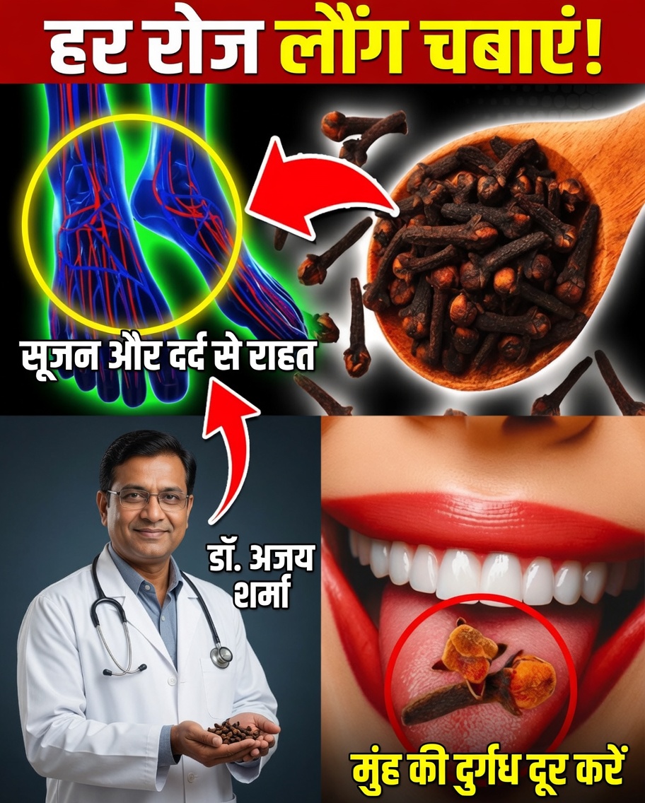 रोज़ एक लौंग चबाएँ और अपने स्वास्थ्य को प्राकृतिक रूप से बदलें