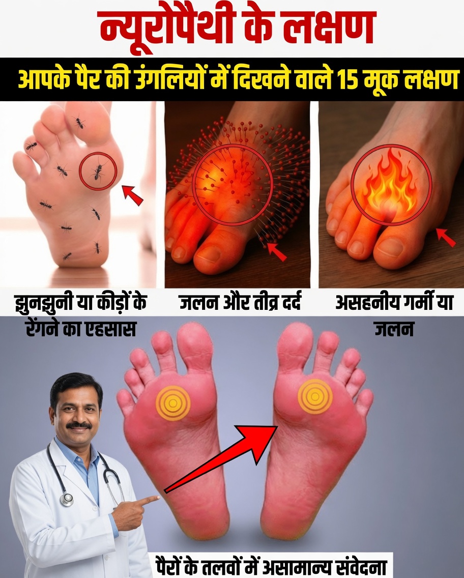 पैर की उंगलियों से शुरू होने वाले न्यूरोपैथी के 15 मौन लक्षण: क्या आप इन शुरुआती चेतावनी संकेतों को अनदेखा कर रहे हैं?