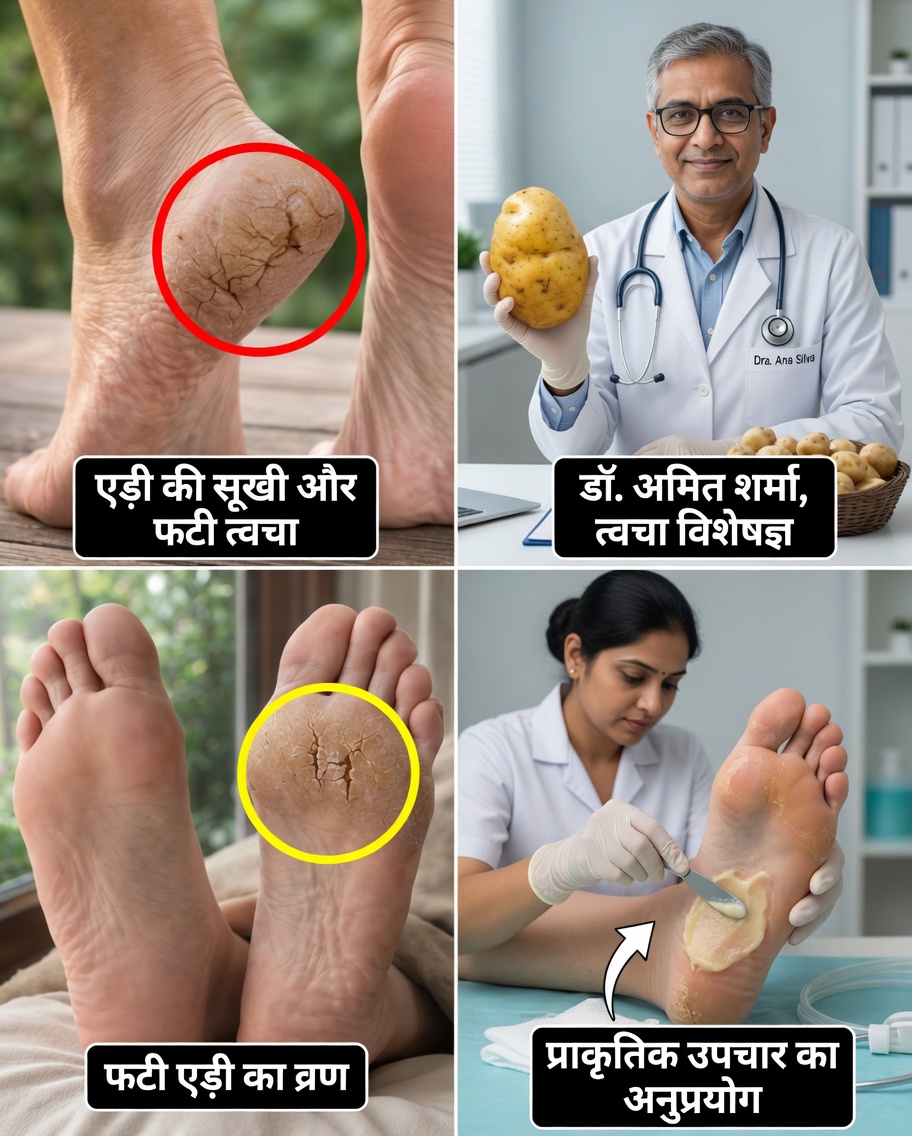क्या एक साधारण आलू सूखे और फटे हुए एड़ियों को मुलायम बनाने में मदद कर सकता है? रसोई का एक चौंकाने वाला घरेलू नुस्खा, जिसे आज़माना फायदेमंद है