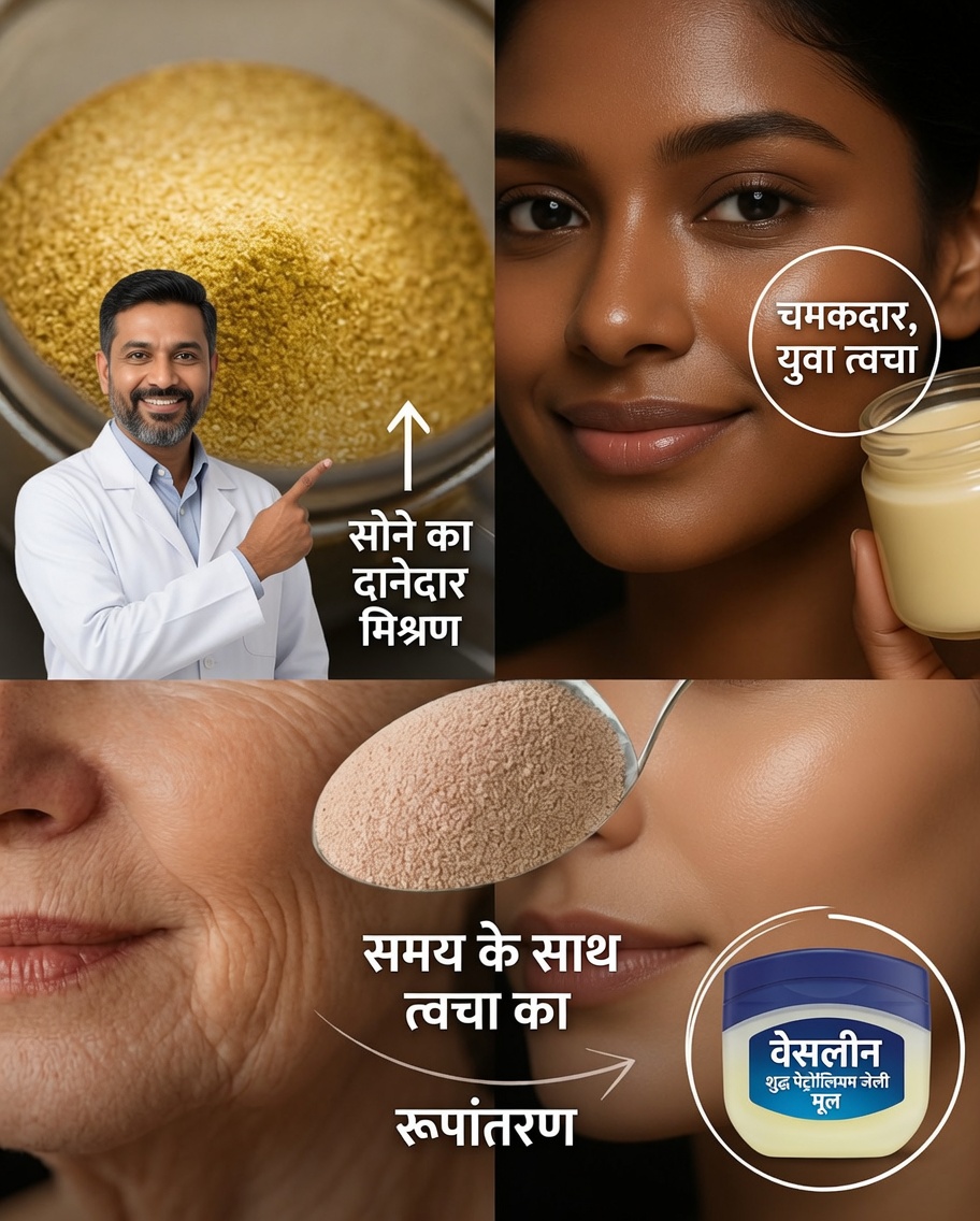 खमीर और वैसलीन 3 मिनट में झुर्रियाँ मिटा देते हैं — 70 साल की उम्र में भी