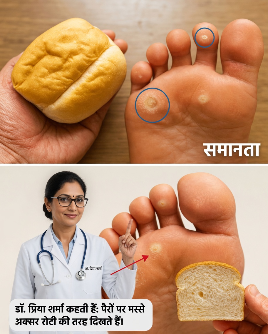 पैरों के कैलस को प्राकृतिक रूप से हटाएँ इस हैरान कर देने वाले ब्रेड वाले उपाय से