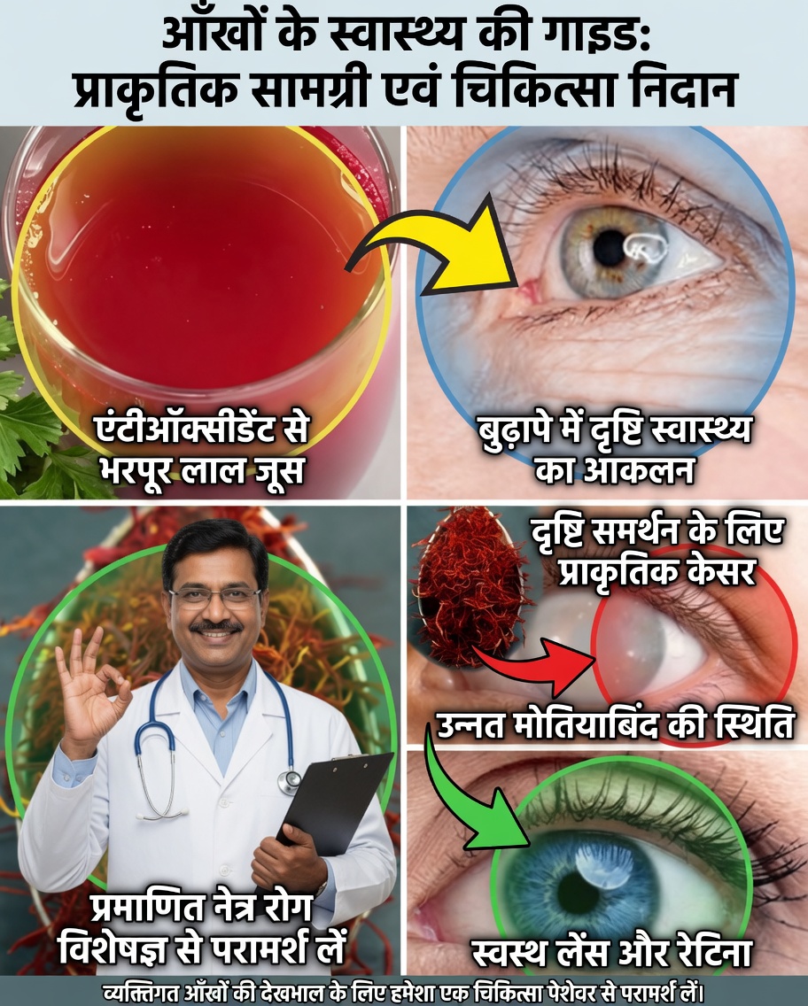 क्या यह सुनहरा मसाला आपकी दृष्टि को प्राकृतिक रूप से तेज कर सकता है? केसर की छिपी शक्ति जानें