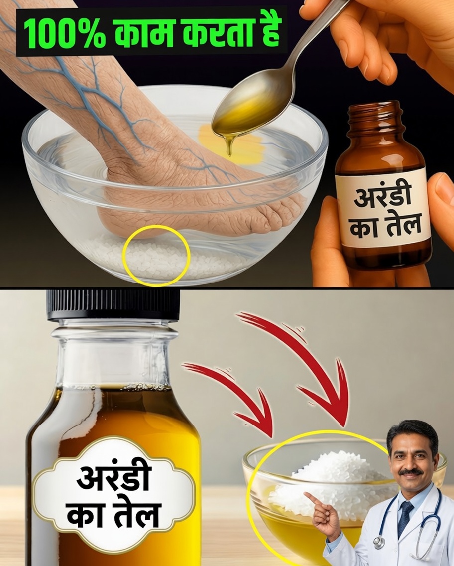 65 से अधिक उम्र की महिलाएँ: 10-दिन का कैस्टर ऑयल और एप्सम सॉल्ट फुट सोक जो आपके महसूस करने का तरीका बदल सकता है