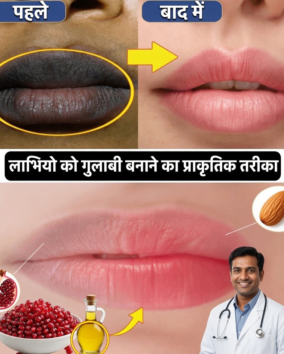 एक प्राकृतिक गुलाबी लिप बाम बनाएं ताकि होंठ चटकीले दिखें