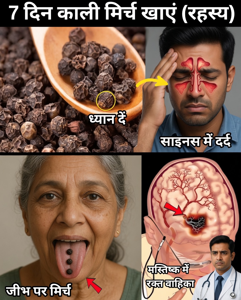 जब आप 7 दिनों तक हर दिन काली मिर्च खाते हैं तो क्या होता है?