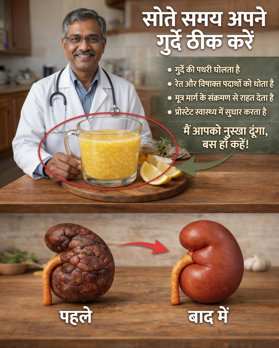 गुर्दों, मूत्रमार्ग और प्रोस्टेट को सहारा देने वाला प्राकृतिक पेय (रेसिपी + फायदे)