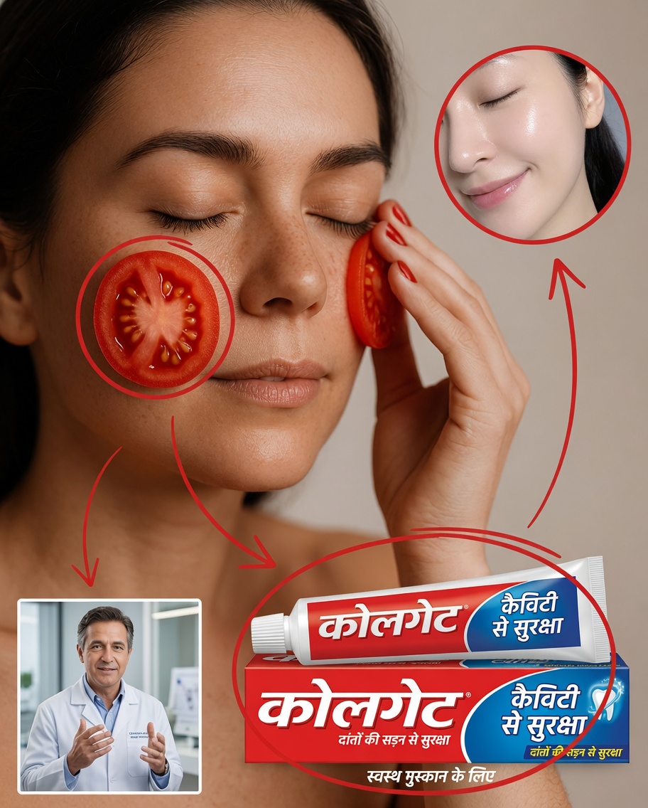 अधिक साफ़ और चमकदार त्वचा के लिए कोलगेट टूथपेस्ट का ट्रिक