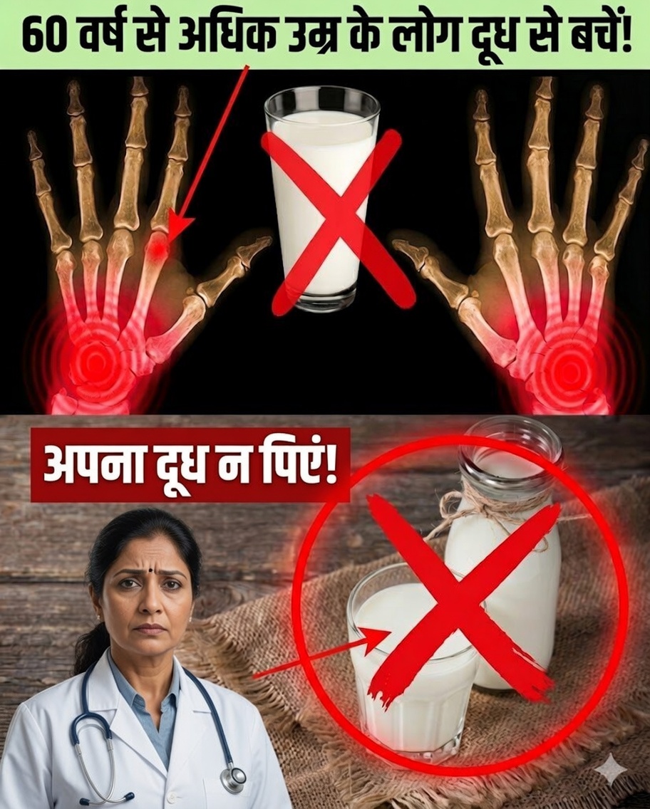 Acima de 60 साल के हैं और अभी भी दूध पी रहे हैं? शायद इस आदत पर फिर से विचार करने का समय आ गया है