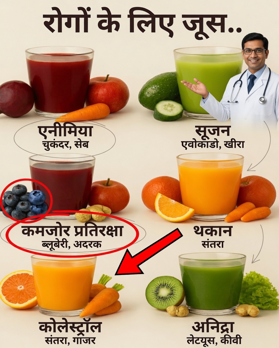 आपकी दैनिक सेहत को सहारा देने वाले उपचारात्मक जूस
