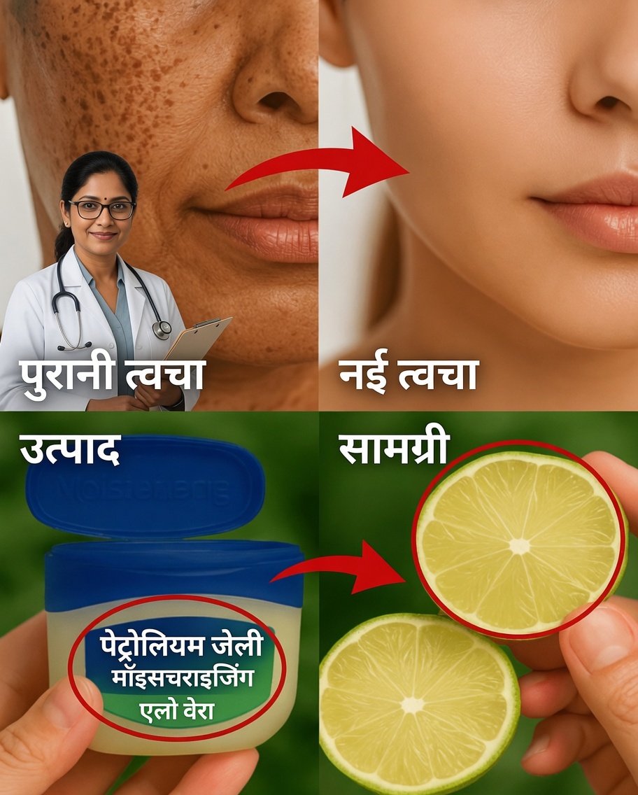 वेसलीन और नींबू के साथ कालातीत एंटी-एजिंग रहस्य