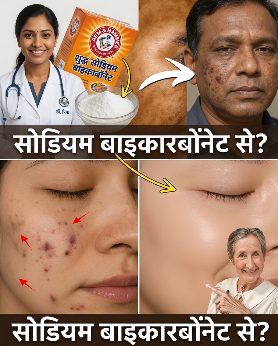 झुर्रियों और दाग-धब्बों के लिए बेकिंग सोडा की घरेलू क्रीम