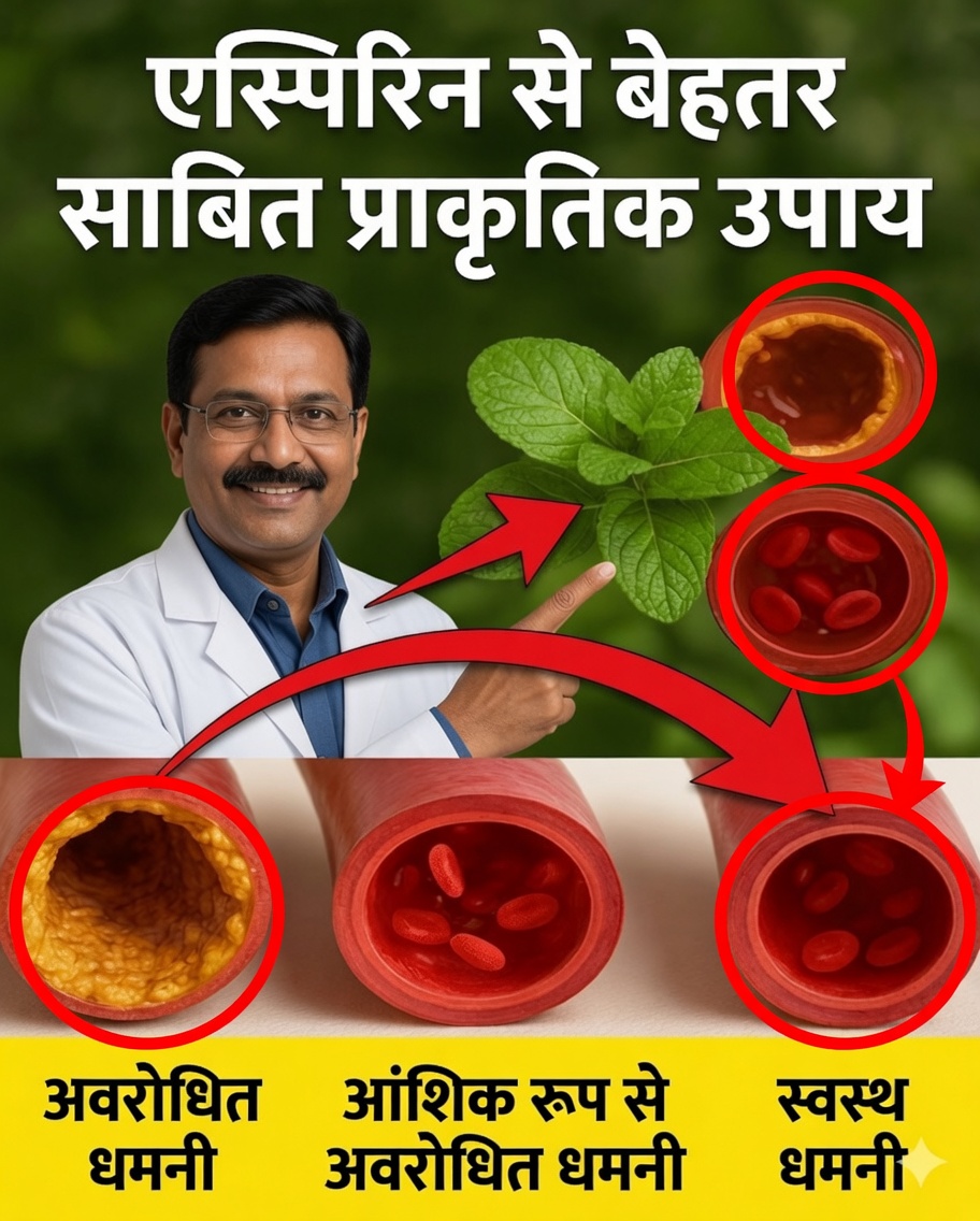 इन शक्तिशाली खाद्य पदार्थों से बंद धमनियों को कहें अलविदा (एस्पिरिन से भी बेहतर!)