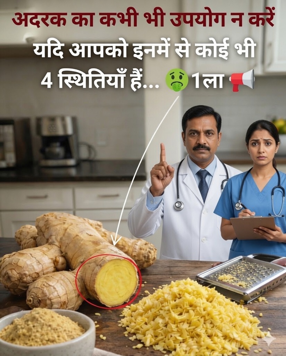 अदरक: कई लोगों के लिए एक शक्तिशाली जड़ – लेकिन अगर आपको ये 4 आम स्थितियाँ हैं तो इससे बचें