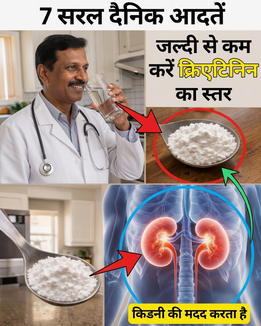 क्रिएटिनिन को तेजी से कम करने और डायलिसिस से बचने के लिए 7 सरल दैनिक आदतें