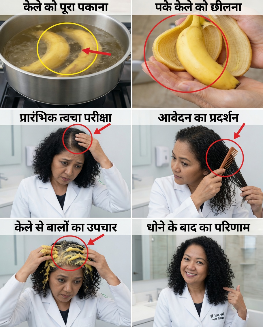 केले के छिलके का रहस्य: क्या यह सफेद बालों को काला करने और बालों की वृद्धि को प्रोत्साहित करने में मदद कर सकता है?
