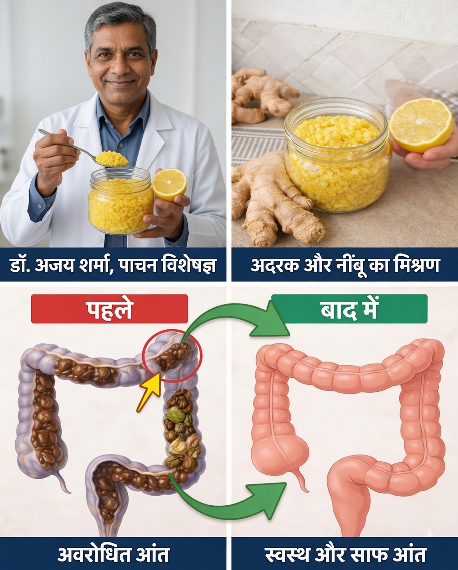 अदरक + नींबू: कोलन की सफाई पहले और बाद में – जब आप यह सरल पेय आज़माते हैं तो वास्तव में क्या होता है