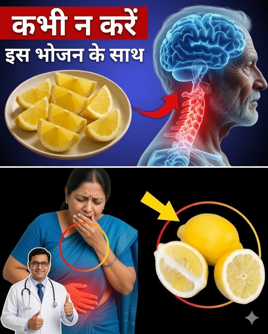 जब 60 के बाद नींबू विषैला हो जाए: इन तीन खाद्य संयोजनों से बचें