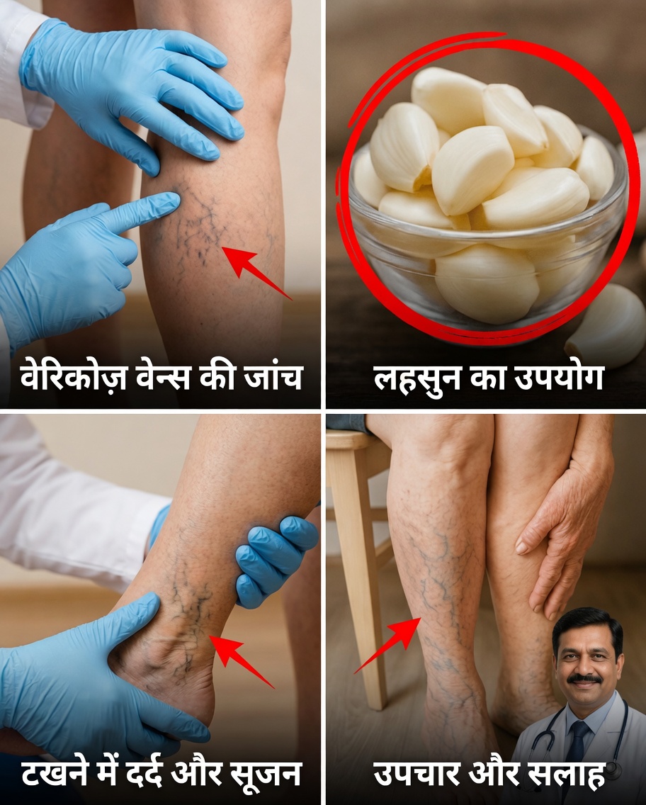 केवल 2 प्राकृतिक सामग्रियों से वैरिकाज़ नसों और जोड़ों के दर्द को कहें अलविदा