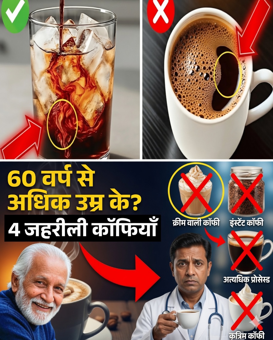 60 से अधिक? 4 सबसे खराब कॉफ़ी जो आपको कभी नहीं पीनी चाहिए और 4 सबसे बेहतरीन जो आपकी दैनिक दिनचर्या का हिस्सा होनी चाहिए