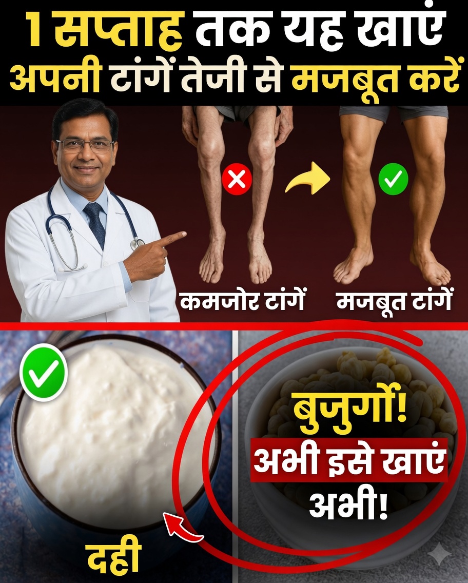 60 के बाद मजबूत पैरों का रहस्य: इन 3 शक्तिशाली प्राकृतिक पेयों को जानिए