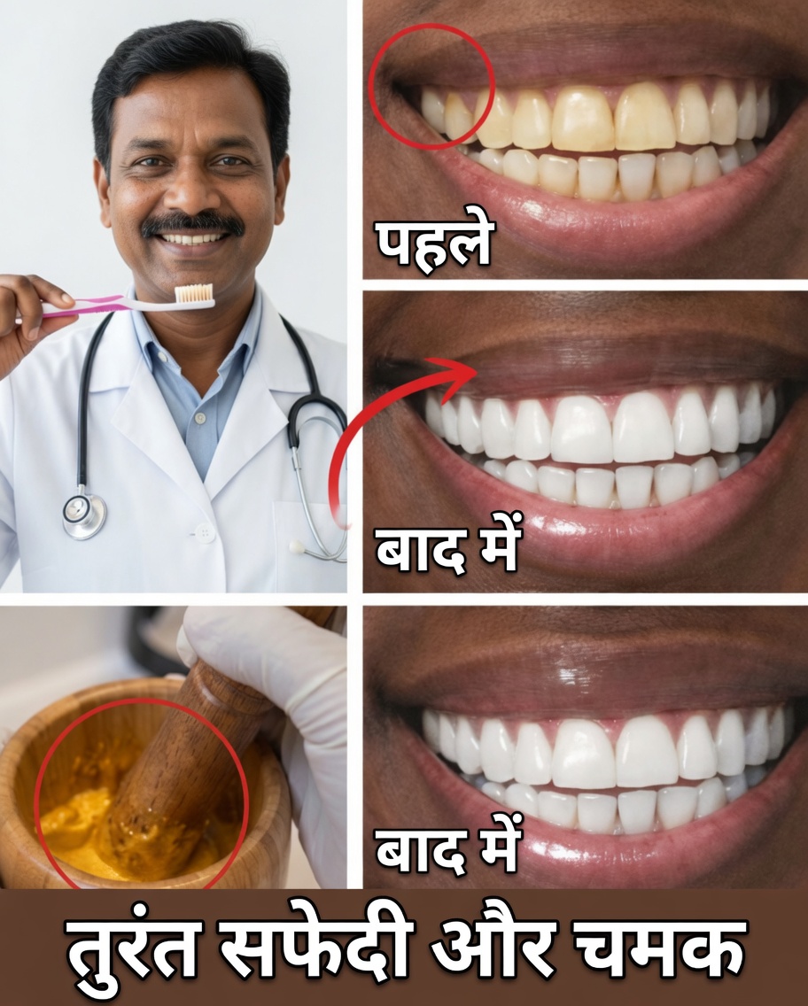 घर पर प्राकृतिक रूप से पीले दाँत कैसे सफेद करें: केले, अदरक और नींबू का वह शक्तिशाली रहस्य जो सबका ध्यान खींच रहा है