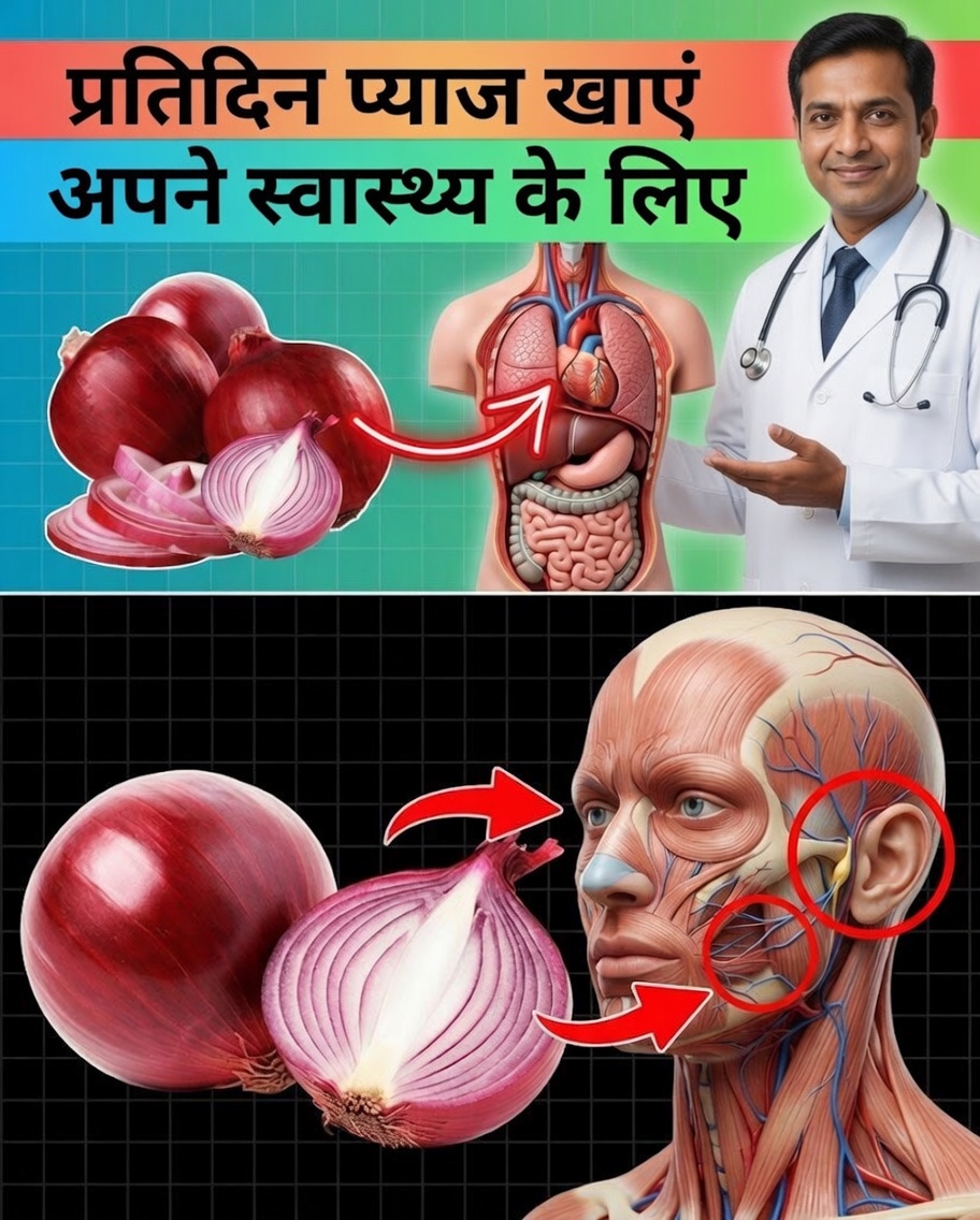 कच्चा प्याज खाने के 12 आश्चर्यजनक फायदे