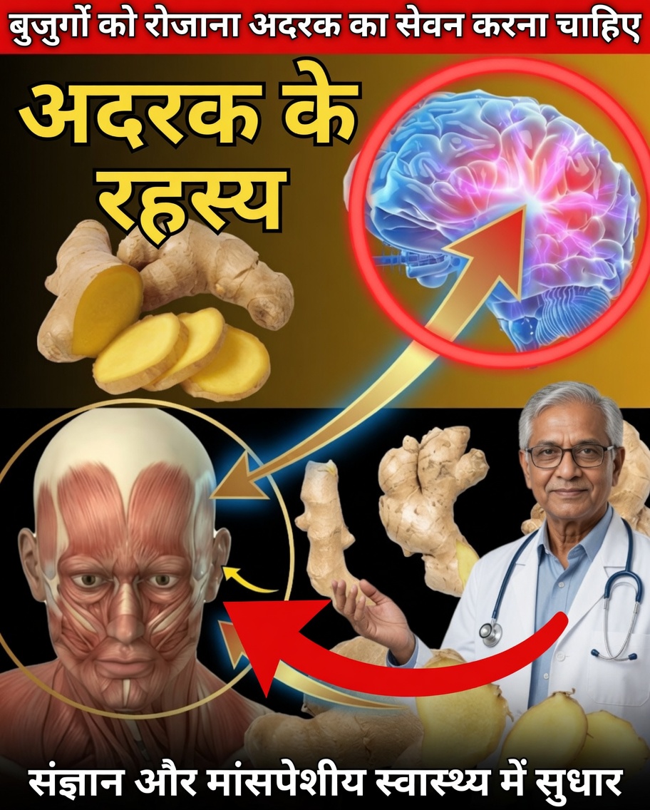 50 वर्ष से अधिक आयु के लोगों के लिए अदरक के 5 लाभ