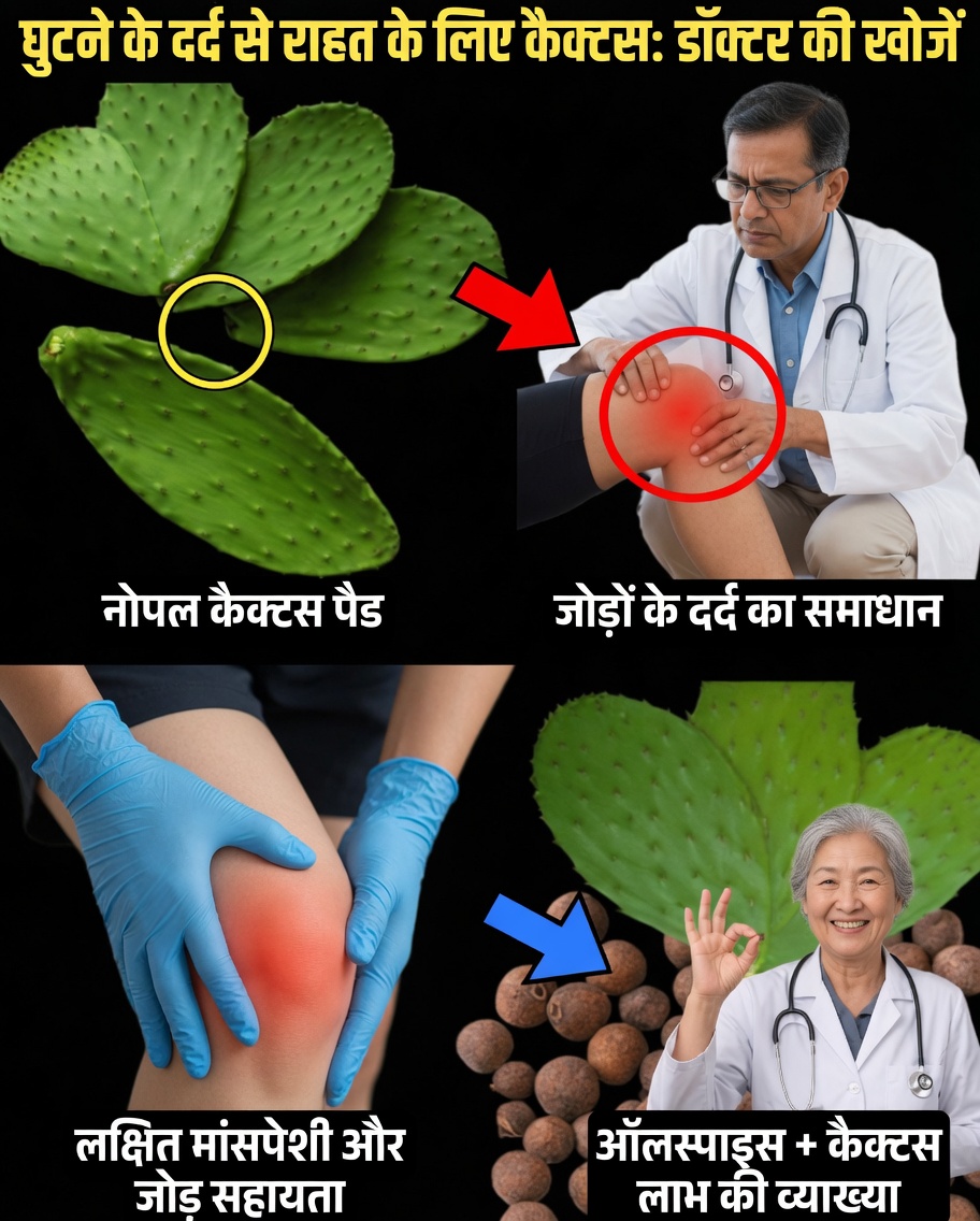 सूजन-रोधी शक्ति: कांटेदार नाशपाती (नोपाल) के पानी से जोड़ों की सूजन और हड्डियों के दर्द में राहत