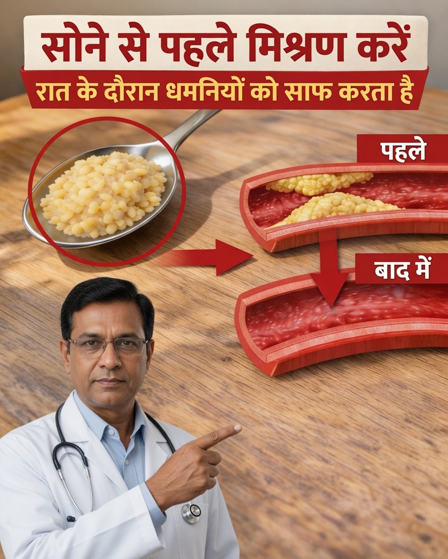 सोने से पहले रसोई के इन 3 सामग्रियों को मिलाएँ — सुबह आपकी धमनियाँ आपको धन्यवाद दे सकती हैं