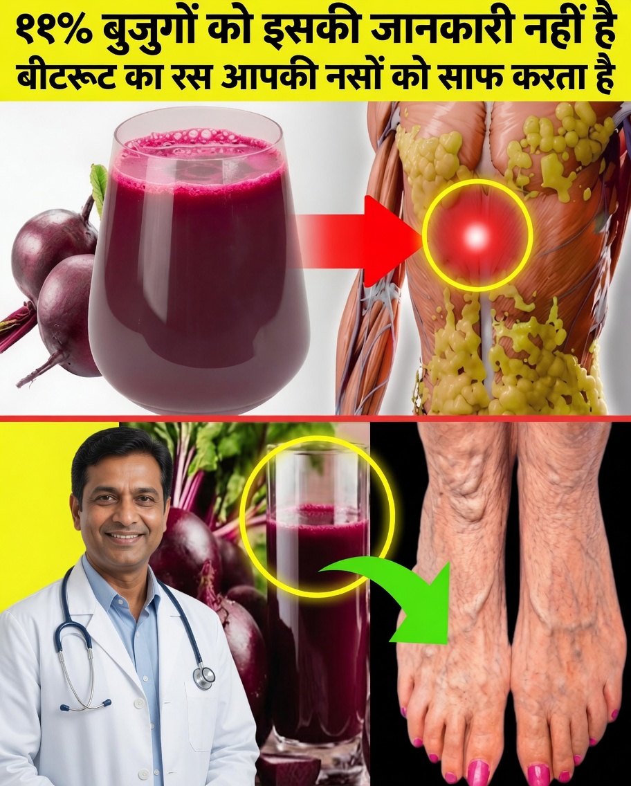 सुबह एक कप चुकंदर का जूस बुजुर्गों के लिए सब कुछ बदल सकता है