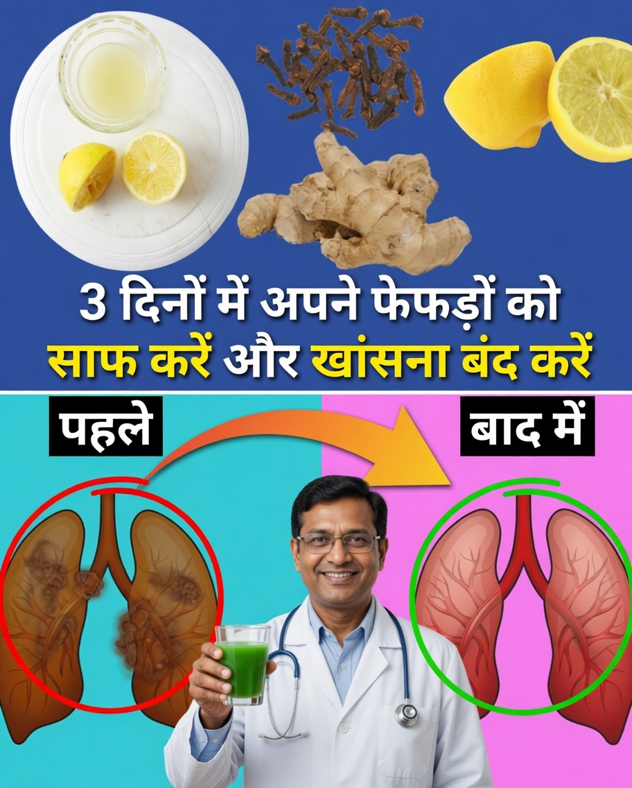 अपने फेफड़ों को साफ करें और केवल 3 दिनों में खांसी बंद करें! ब्रोंकाइटिस के खिलाफ प्राकृतिक नुस्खा