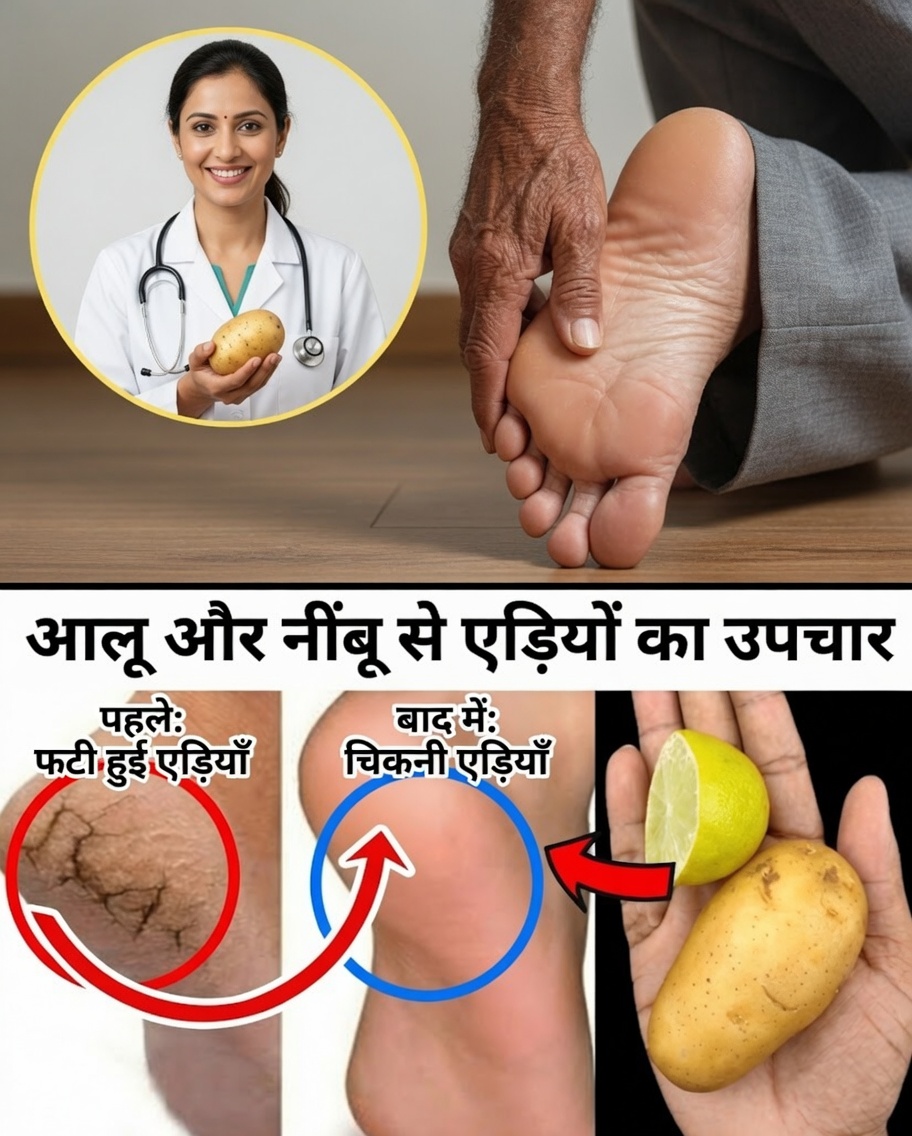 रहस्य उजागर: आलू का वह नुस्खा जो फटी एड़ियों को मुलायम और रेशमी त्वचा में बदल सकता है