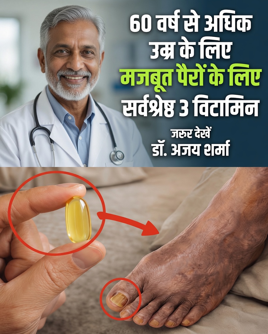 सोने से पहले लेने के लिए 3 विटामिन जो पैरों को मजबूत कर सकते हैं और 60 के बाद मांसपेशियों की कार्यक्षमता में सुधार कर सकते हैं