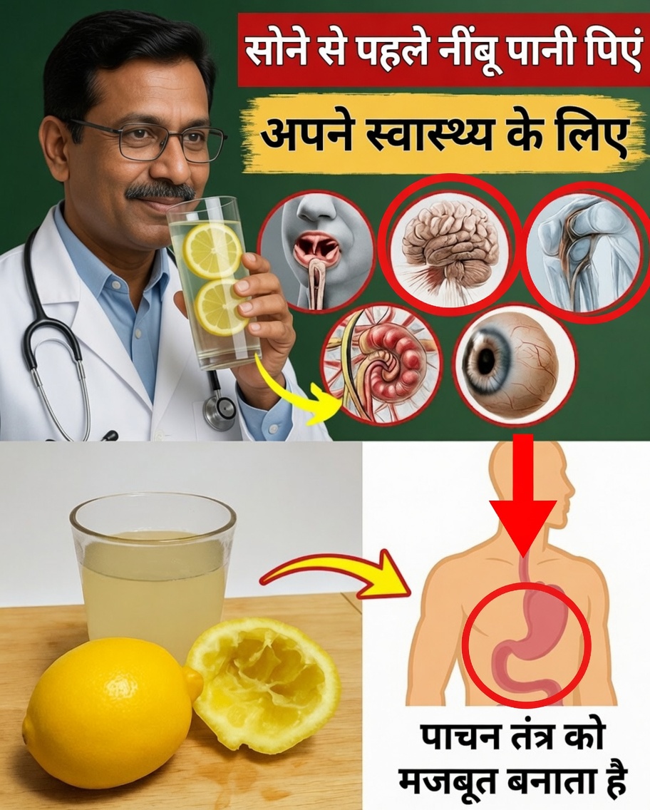 पानी और नींबू का रात का अनुष्ठान: बेहतर महसूस करने का सरल रहस्य?