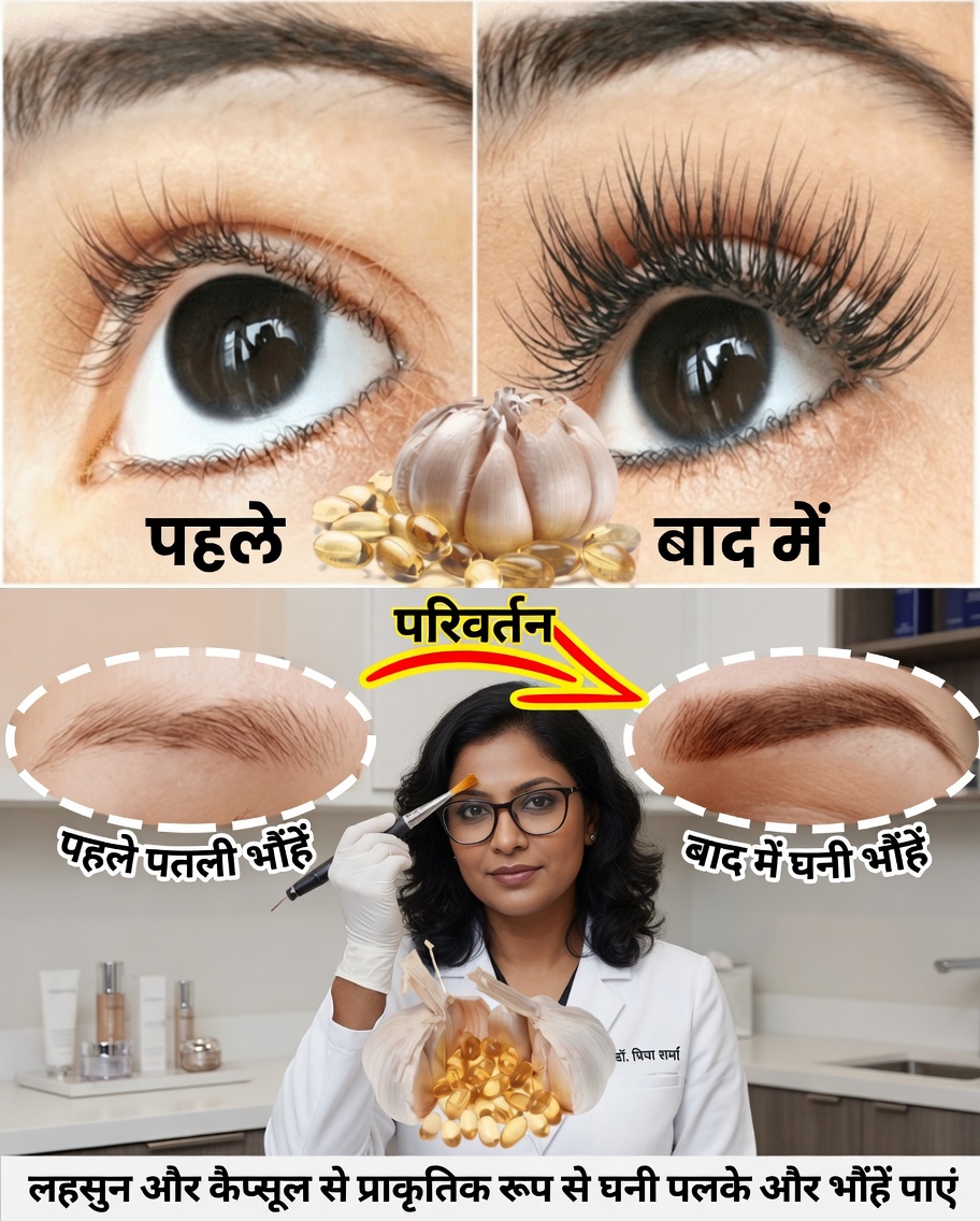 लहसुन और विटामिन ई: घनी भौहें और लंबी पलकें उगाने का एक सरल प्राकृतिक तरीका