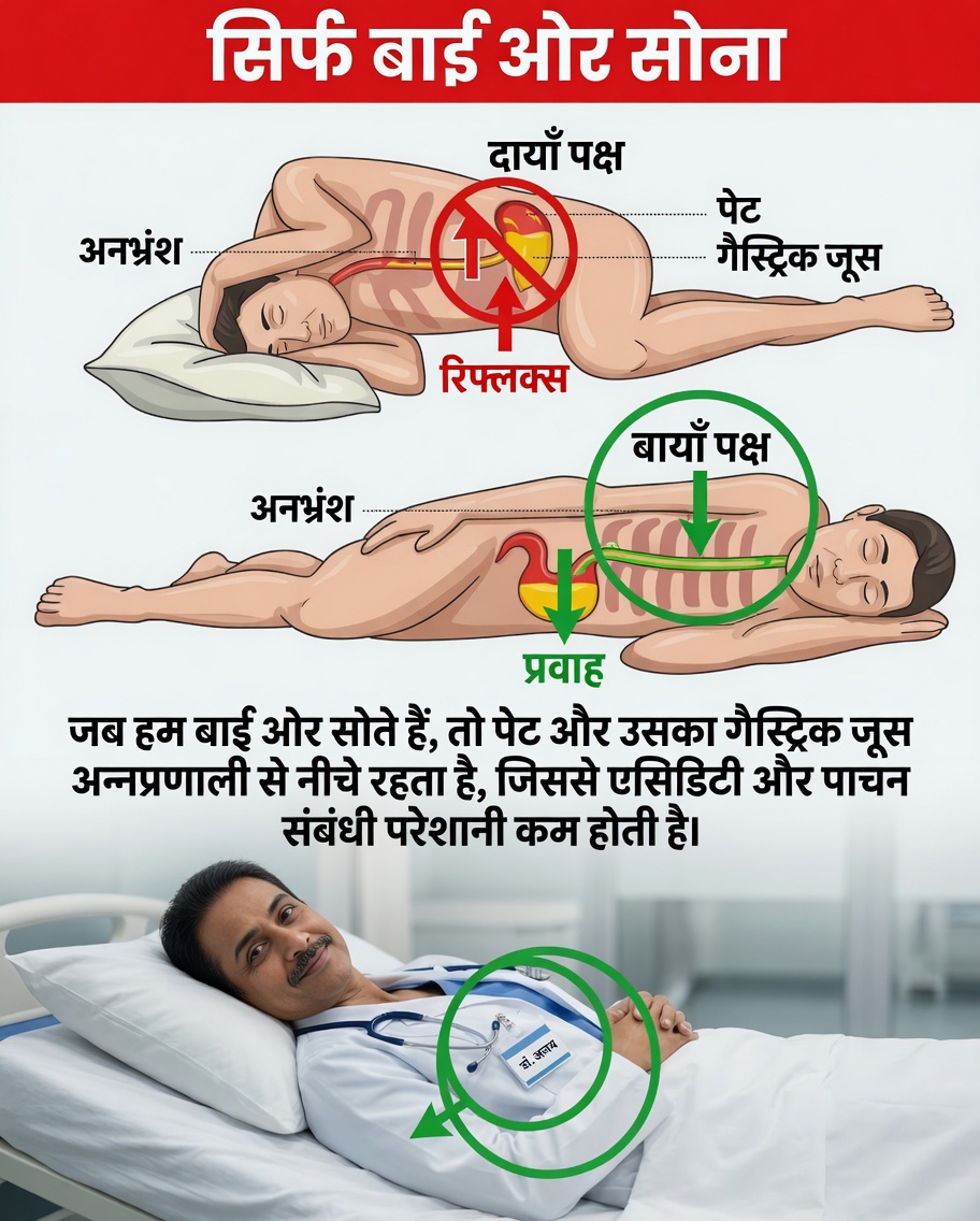 आपकी कल्पना से भी ज़्यादा फर्क क्यों पड़ सकता है बिस्तर के बाएँ तरफ सोना