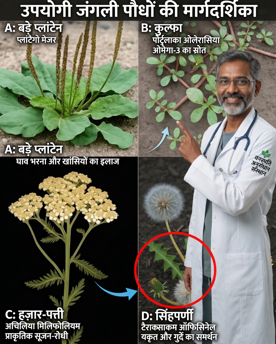 सबसे आम “खरपतवार” वास्तव में प्रकृति के शक्तिशाली औषधीय पौधे हैं