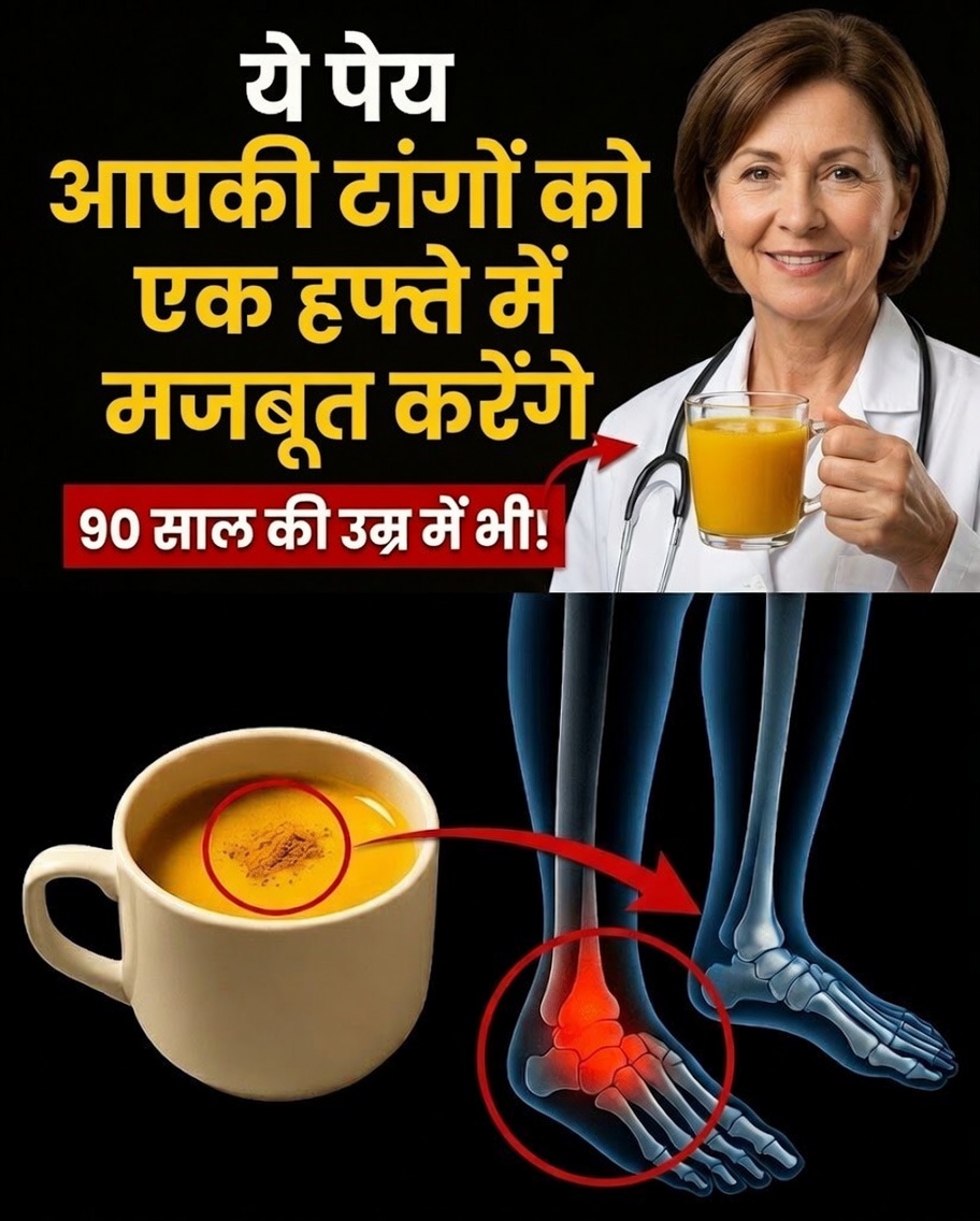 60 के बाद पैरों को मजबूत करने के लिए सुझाए गए 3 प्राकृतिक पेय